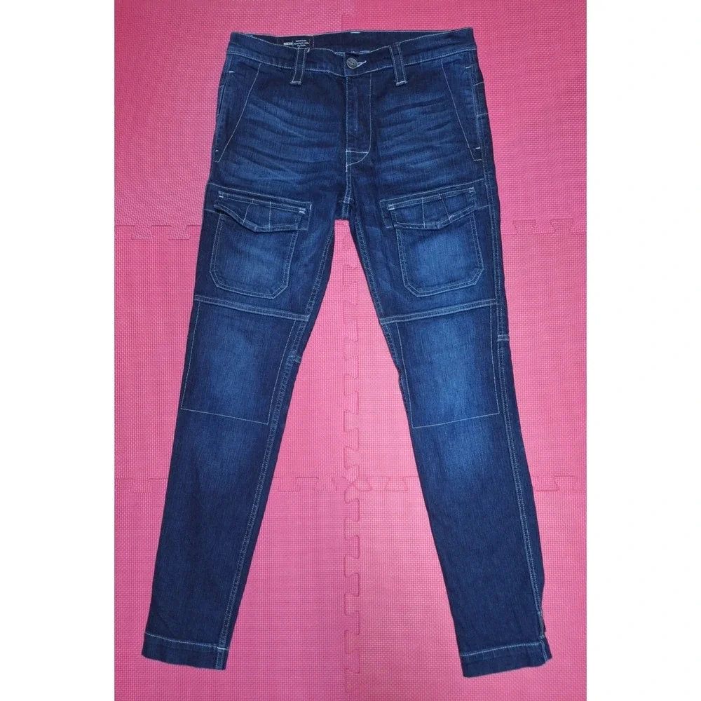 True Religion denim blue jeans rocco relaxed skinny pants Size Men's 32x33